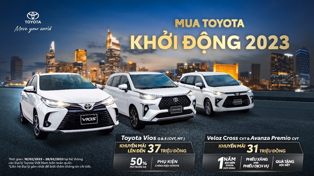 Bảng giá xe Toyota tháng 3/2023 khuyến mại hơn 100 triệu lăn bánh mới nhất hôm nay