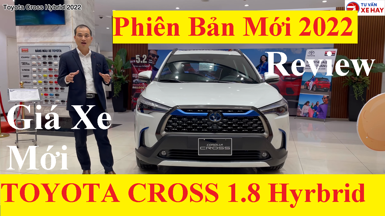 Toyota Corolla Cross 1.8 Hybrid 2022 Màu Trắng Ngọc Trai Phiên Bản Mới Bảng Giá Xe Lăn Bánh