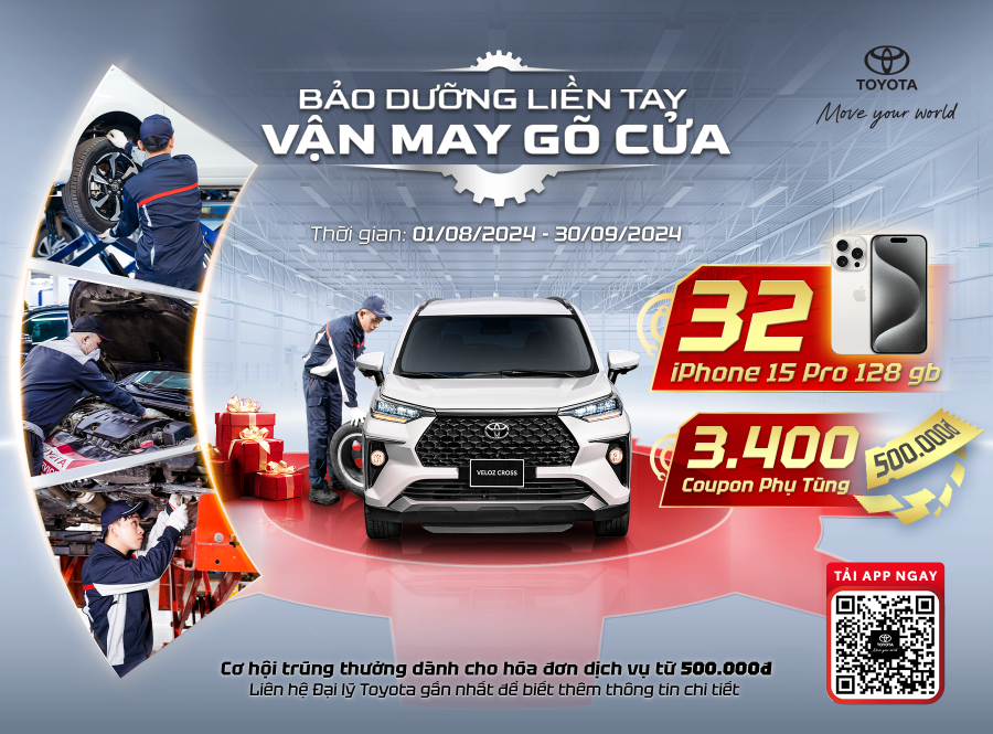 Khách hàng trúng thưởng “Bảo dưỡng xe Toyota  liền tay–Vận may gõ cửa” Đ4