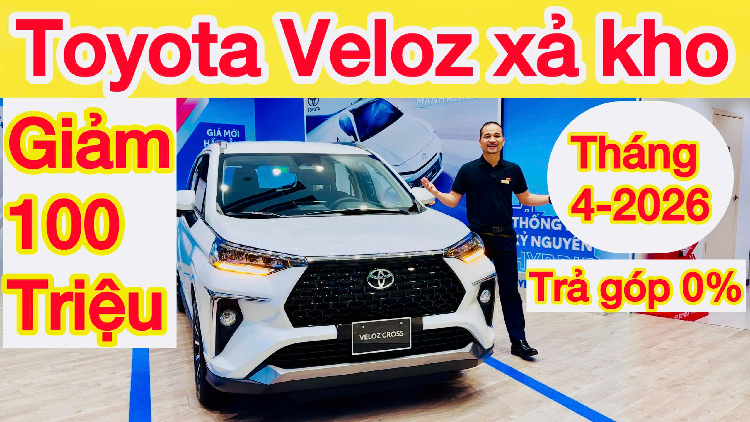 Bảng giá xe Toyota Veloz Cross tháng 4/2026 giảm tới 100 triệu, MPV 7 chỗ chỉ 538 triệu