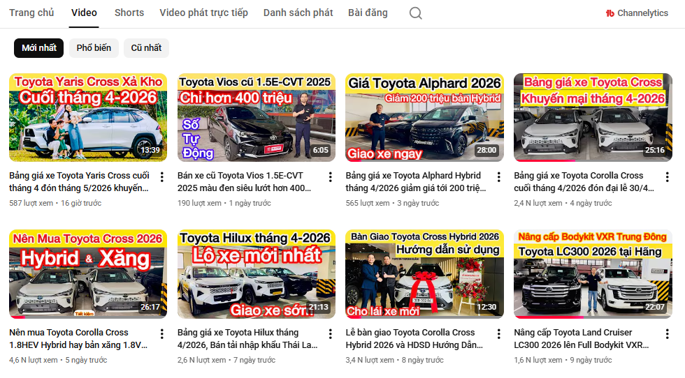 video-youtube-kenh-tu-van-xe-hay