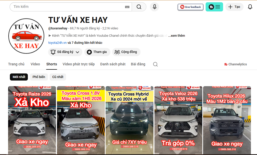 youtube-short-kenh-tu-van-xe-hay-0989588516