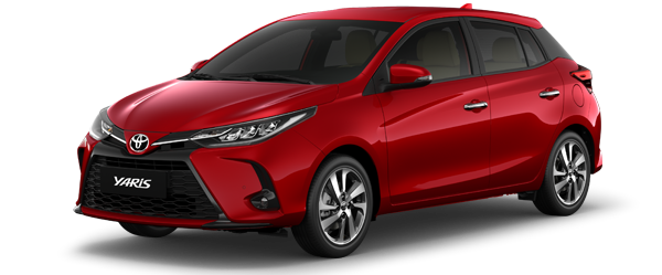 Toyota Yaris màu đỏ đun 2021(3R3)
